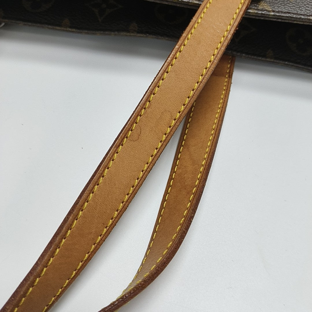 VINTAGE VAVIN GM Monogram Coated Canvas Brown
