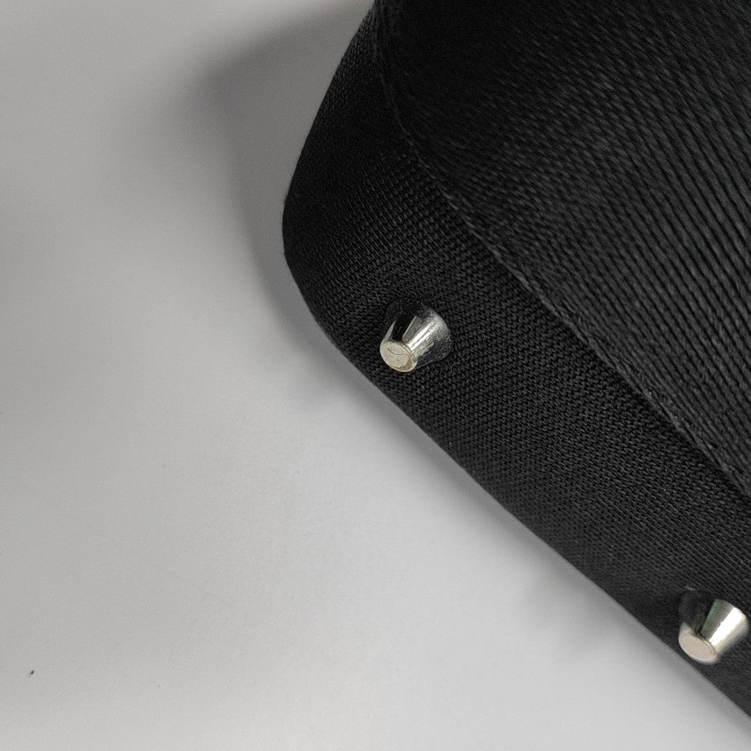 Fabric Shoulder Bag Black