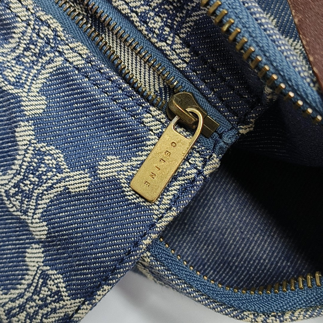 Denim Shoulder Bag Blue