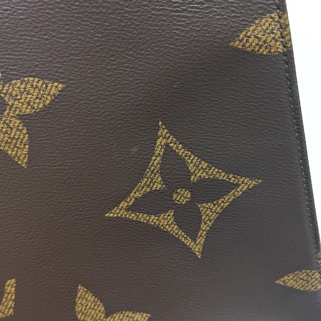 ONTHEGO GM Monogram Coated Canvas Brown