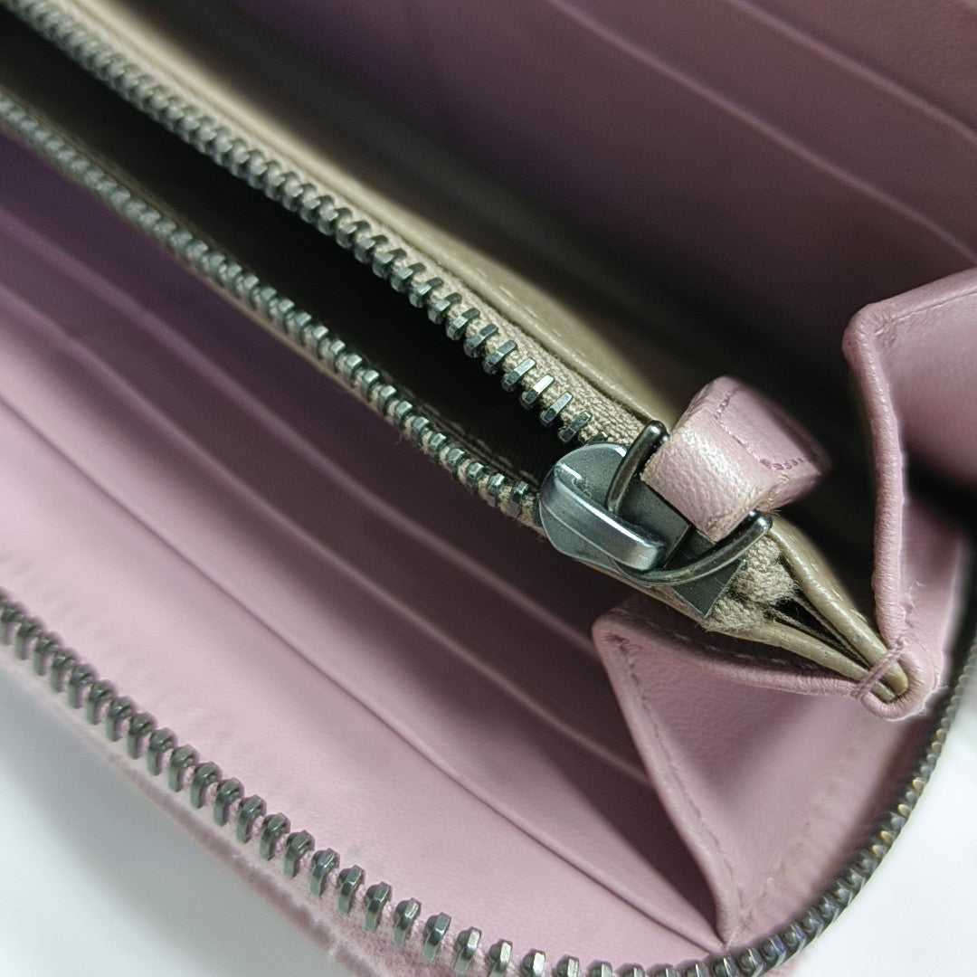 Lambskin Wallet Pink