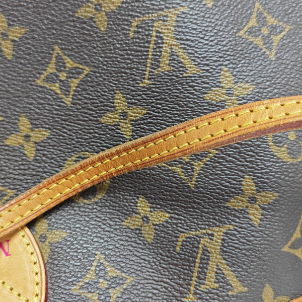 NEVERFULL PM Monogram Coated Canvas Brown