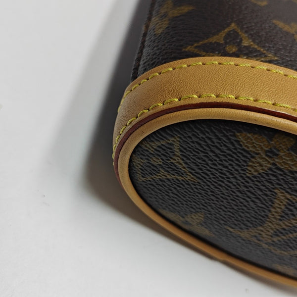 FOLD ME Monogram Coated Canvas Brown