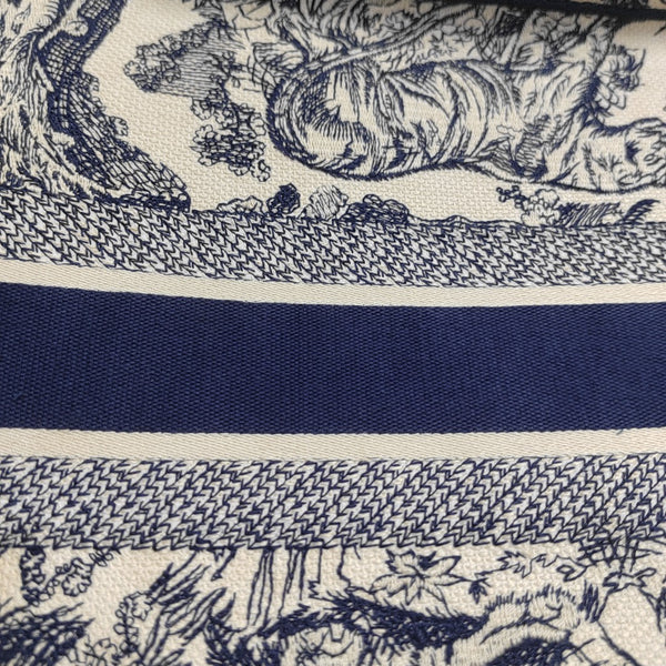 Book Tote Medium Canvas Blue