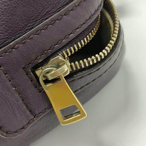Joy Monogram Calfskin Purple