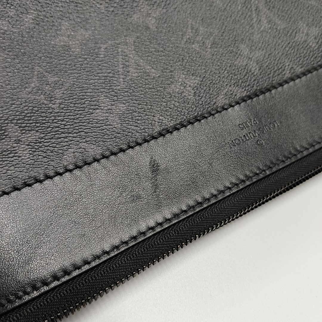 Monogram Coated Canvas Black