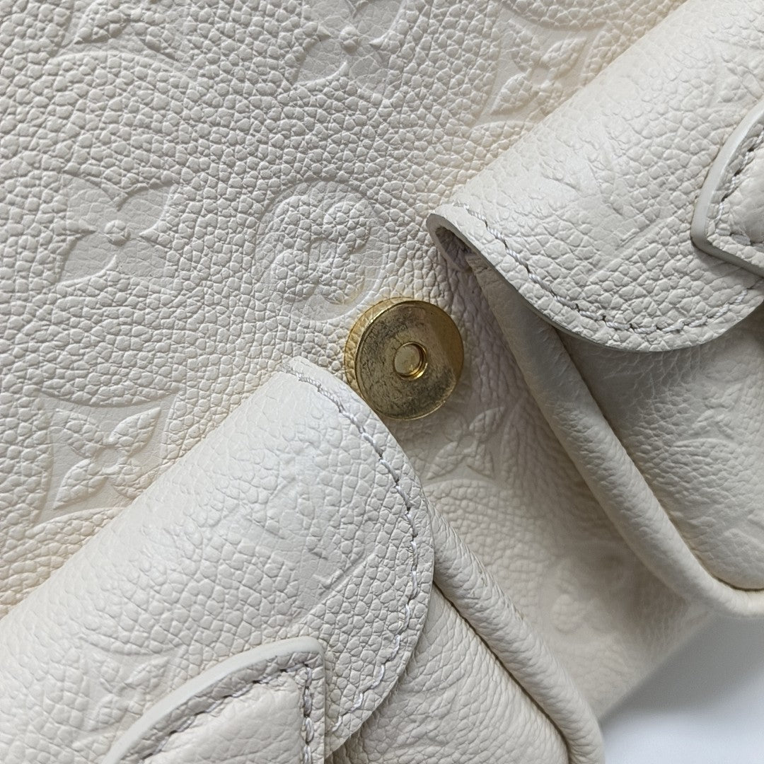 BACKUP Monogram Calfskin White