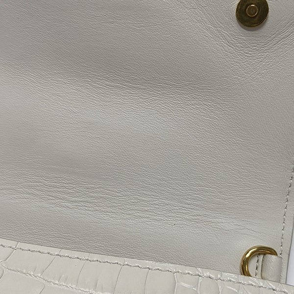 Miu Lady Calfskin White