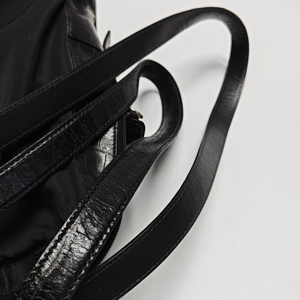 Nylon Tote Bag Black