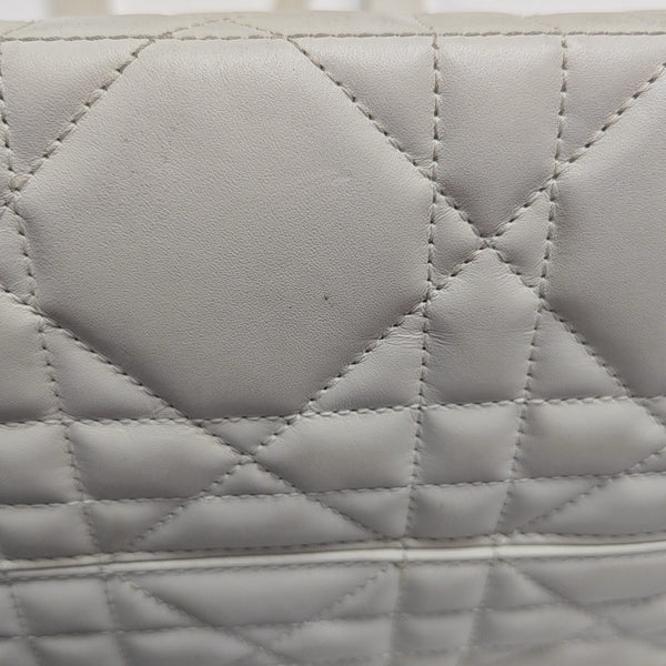 Toujours Medium Cannage Calfskin White