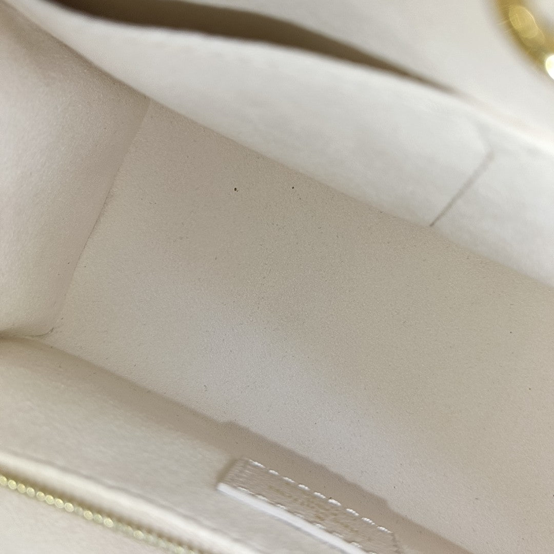 ONTHEGO PM Monogram Calfskin Beige