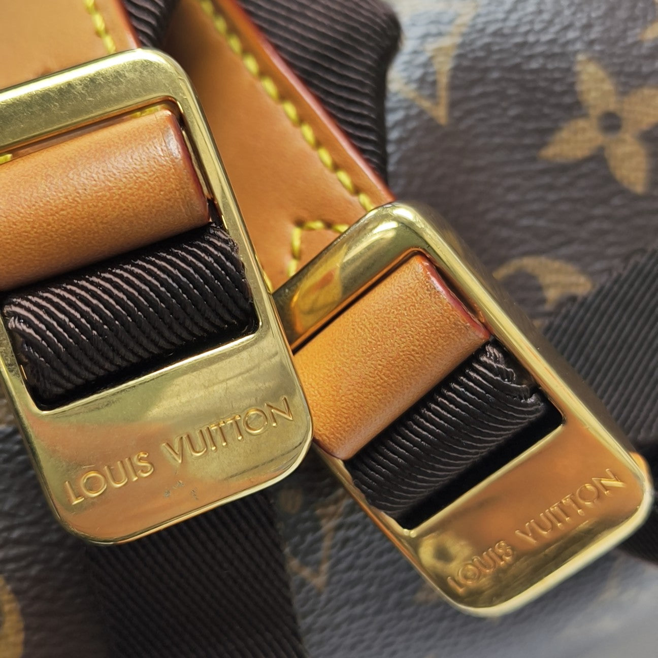 MONTSOURIS CARGO Monogram Coated Canvas Brown