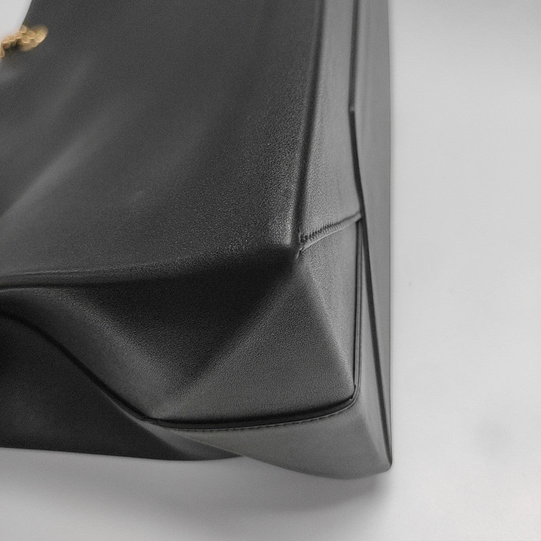 Calfskin Shoulder Bag Black