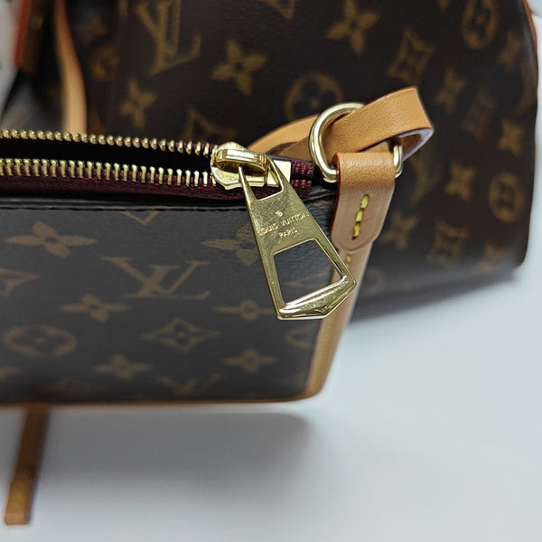 CARRYALL MM Monogram Coated Canvas Brown