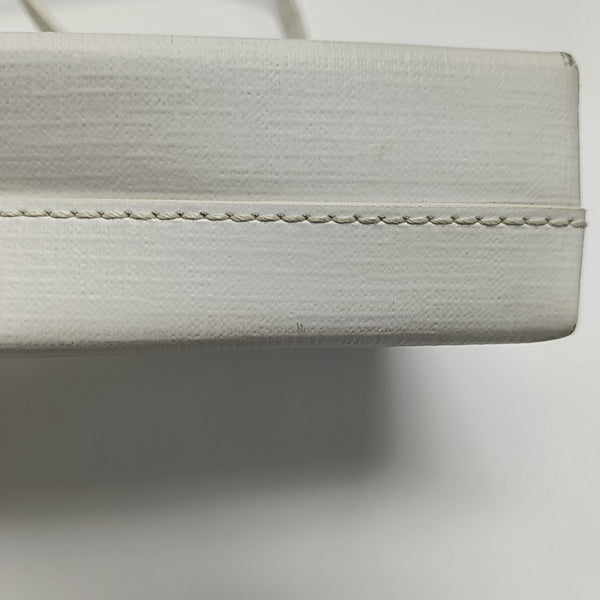 Shopping Bag Calfskin White