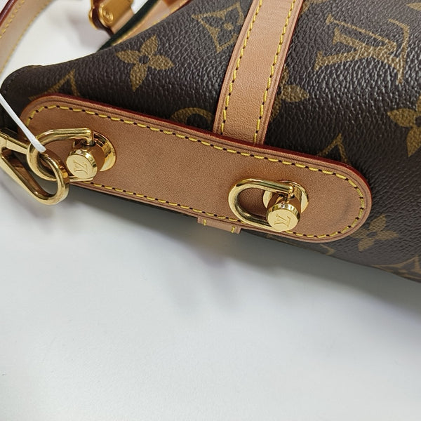 DUFFLE Monogram Coated Canvas Brown