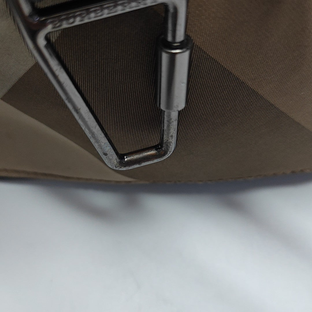 Nylon Shoulder Bag Brown