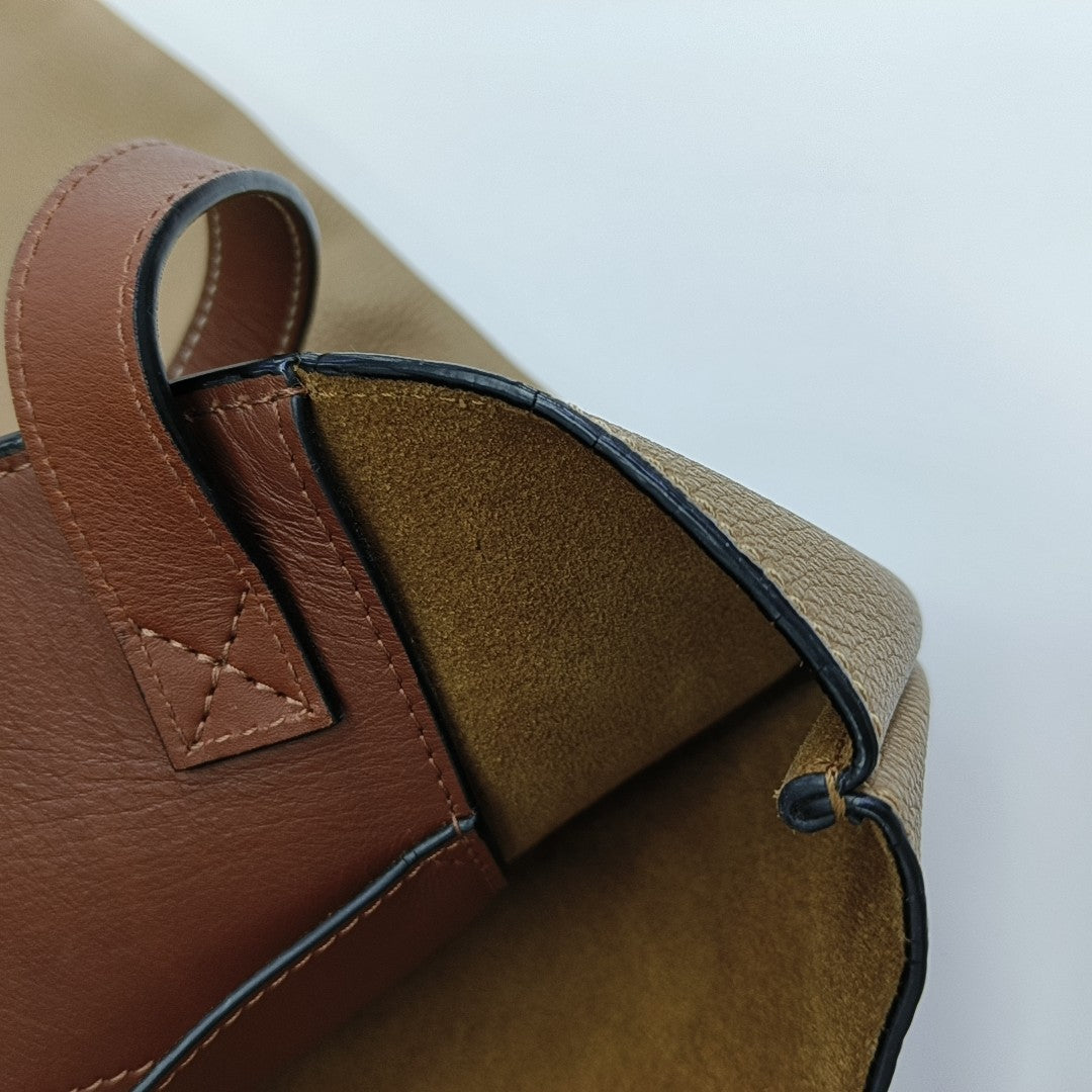 Calfskin Tote Bag Brown