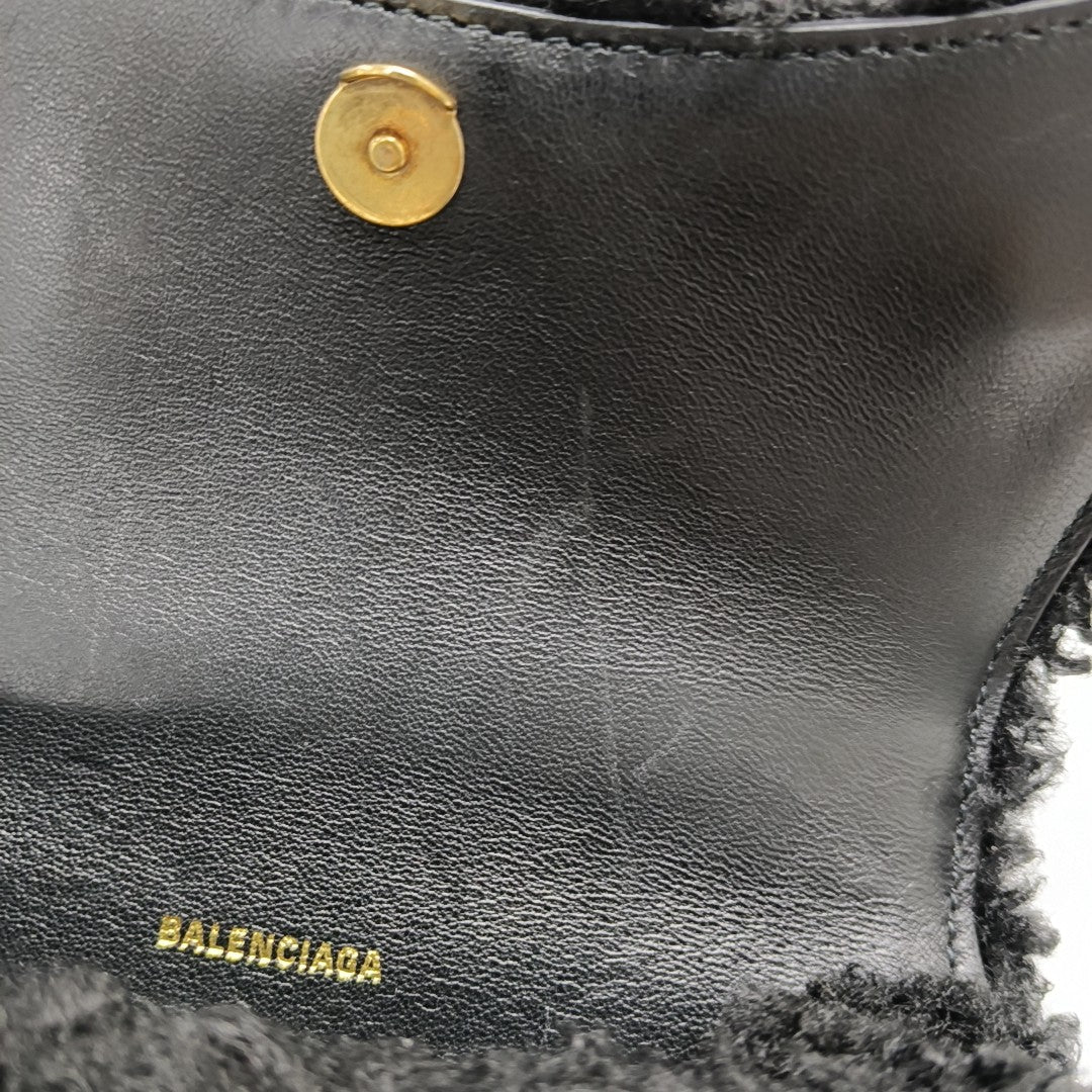Hourglass Mini Sheepskin Black