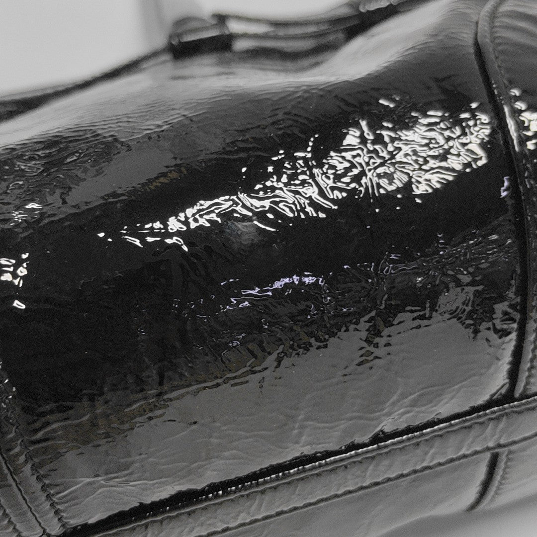 Bonnie Medium Patent Leather Black