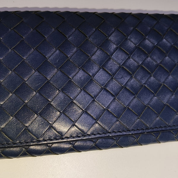 Calfskin Wallet Blue