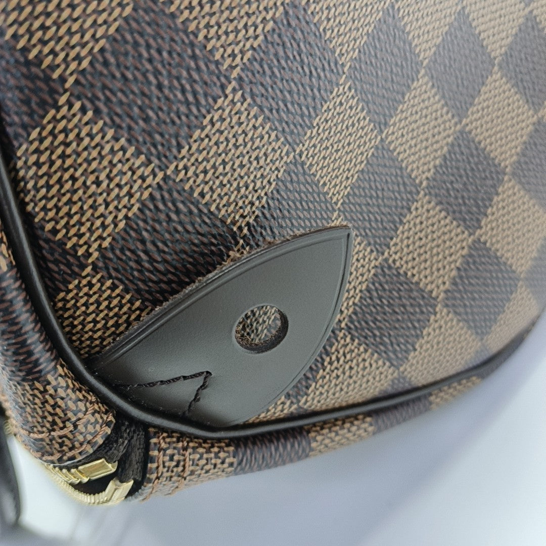 SPEEDY 30 Damier Ebene Coated Canvas Brown
