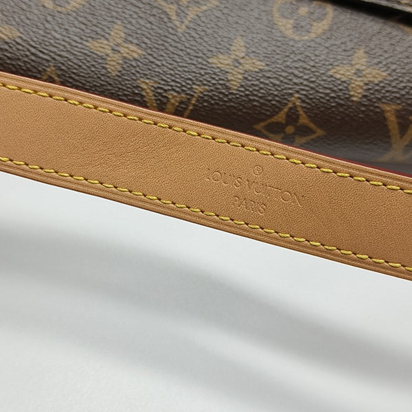 DIANE Monogram Coated Canvas Brown