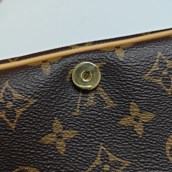 DIANE Monogram Coated Canvas Brown