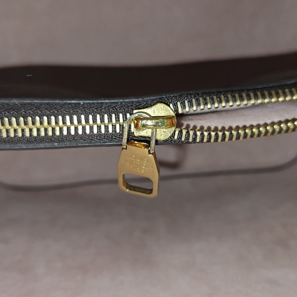 NÉONOÉ MM Monogram Coated Canvas Brown