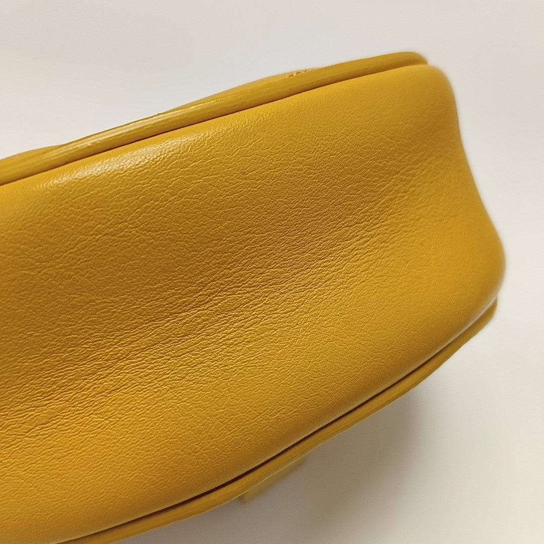 Drew Nano Quilted Calfskin Yellow