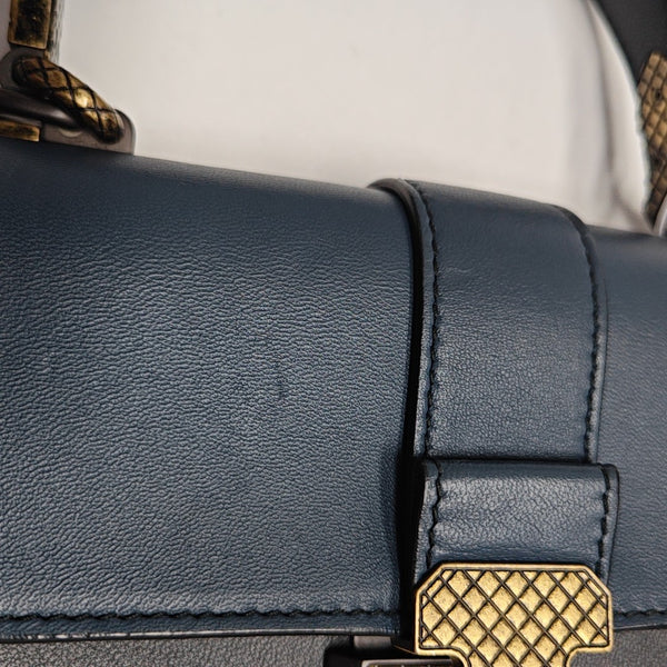 Piazza Calfskin Black
