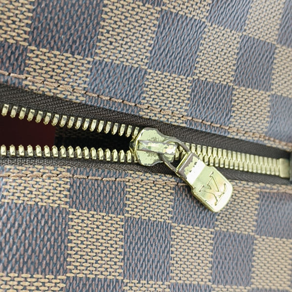 RIBERA MM Damier Ebene Coated Canvas Brown
