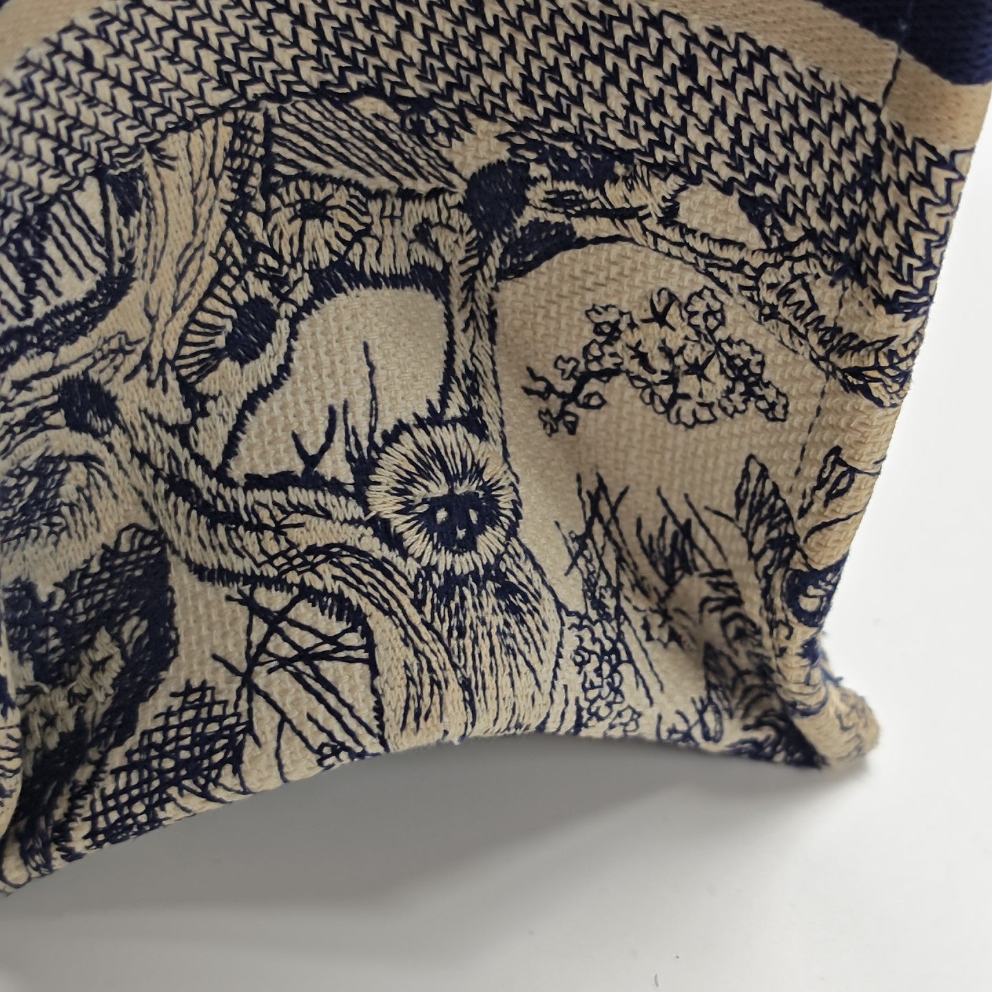 Book Tote Medium Canvas Blue