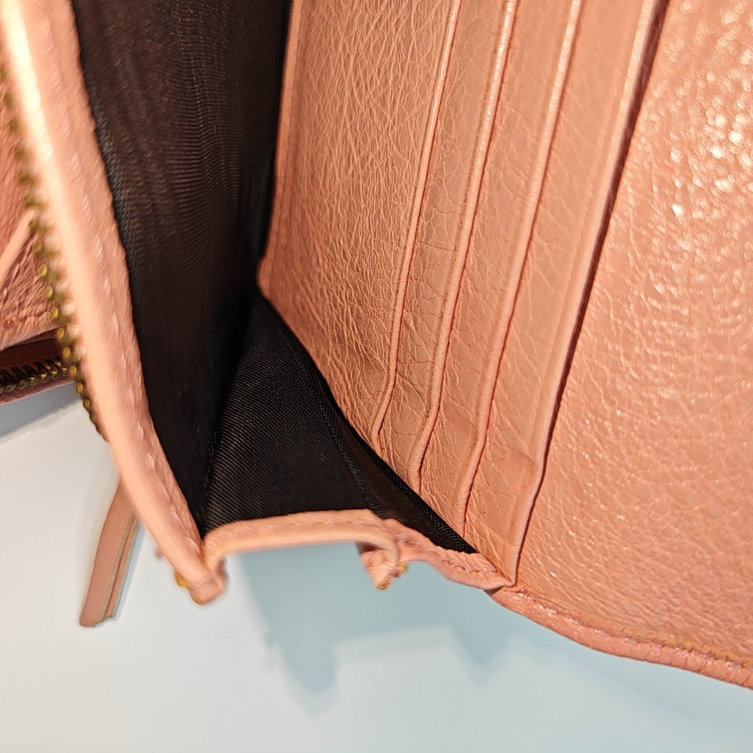 Classic City Lambskin Pink Wallet