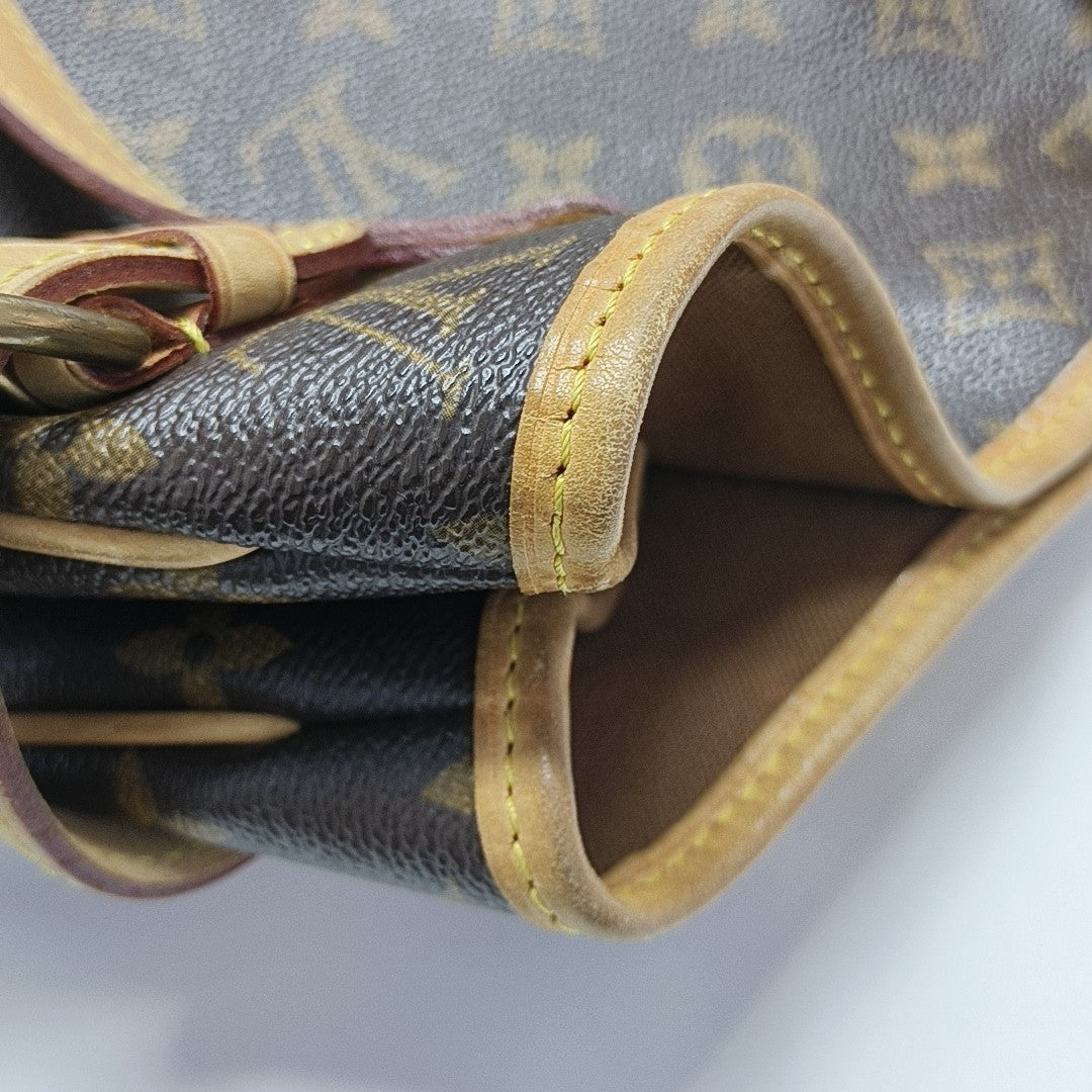 BATIGNOLLES MM Monogram Coated Canvas Brown