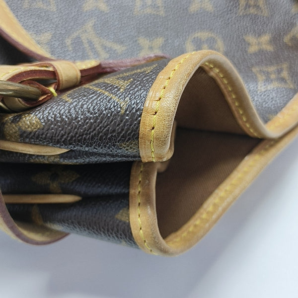 BATIGNOLLES MM Monogram Coated Canvas Brown