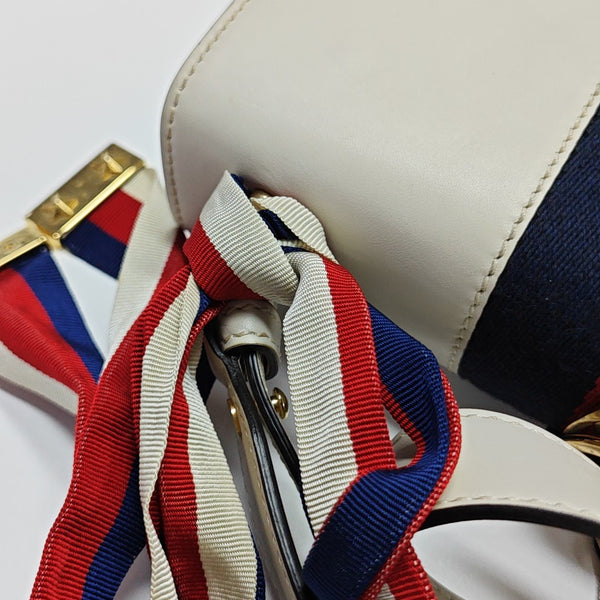 Sylvie Small Calfskin White