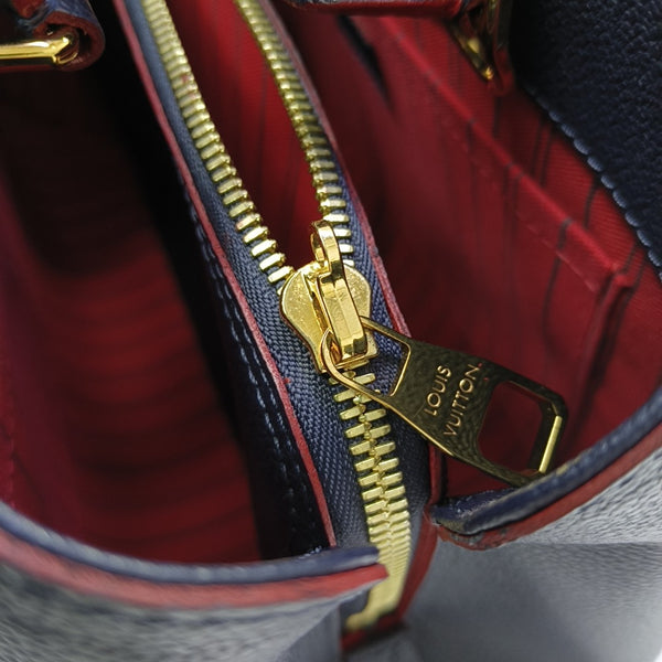 MONTAIGNE MM Monogram Calfskin Blue
