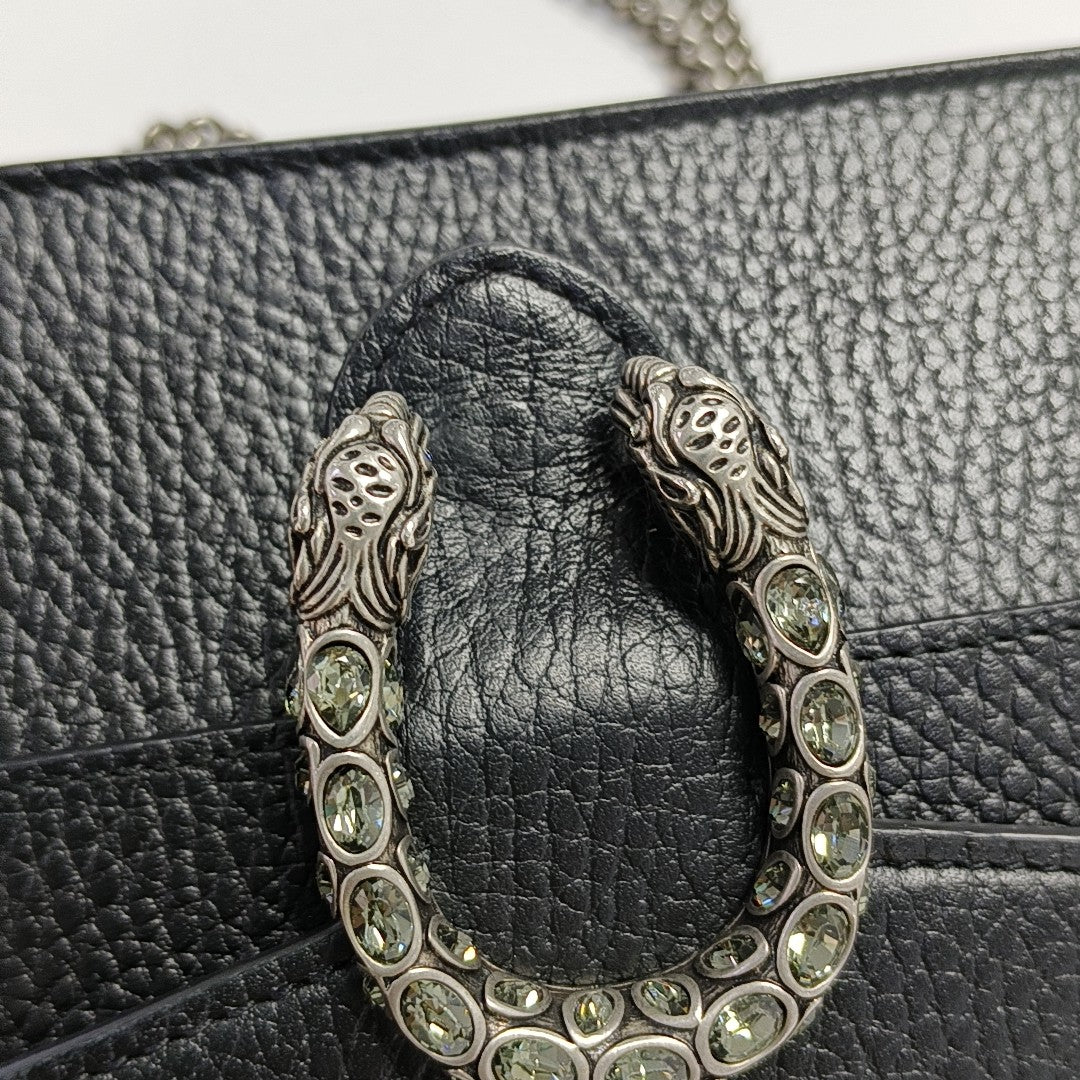 Dionysus Super Mini Calfskin Black
