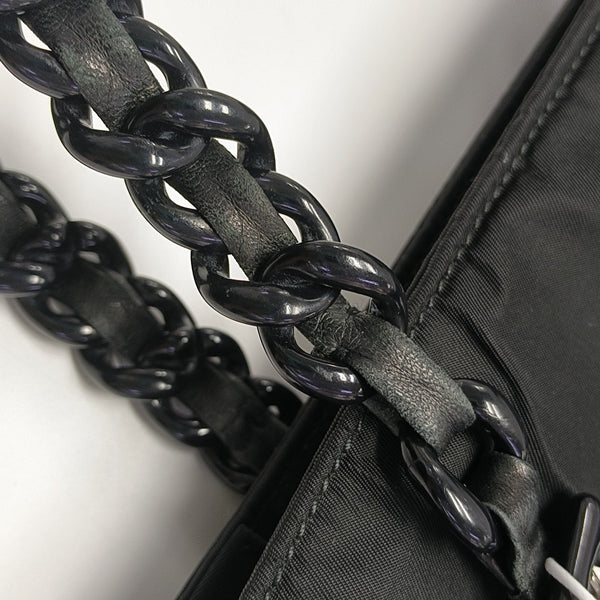 Nylon Shoulder Bag Black