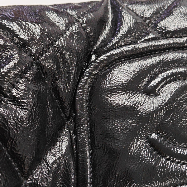 Quilted Calfskin Shoulder Bag Black