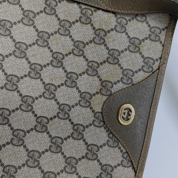 Monogram Coated Canvas Tote Bag Beige