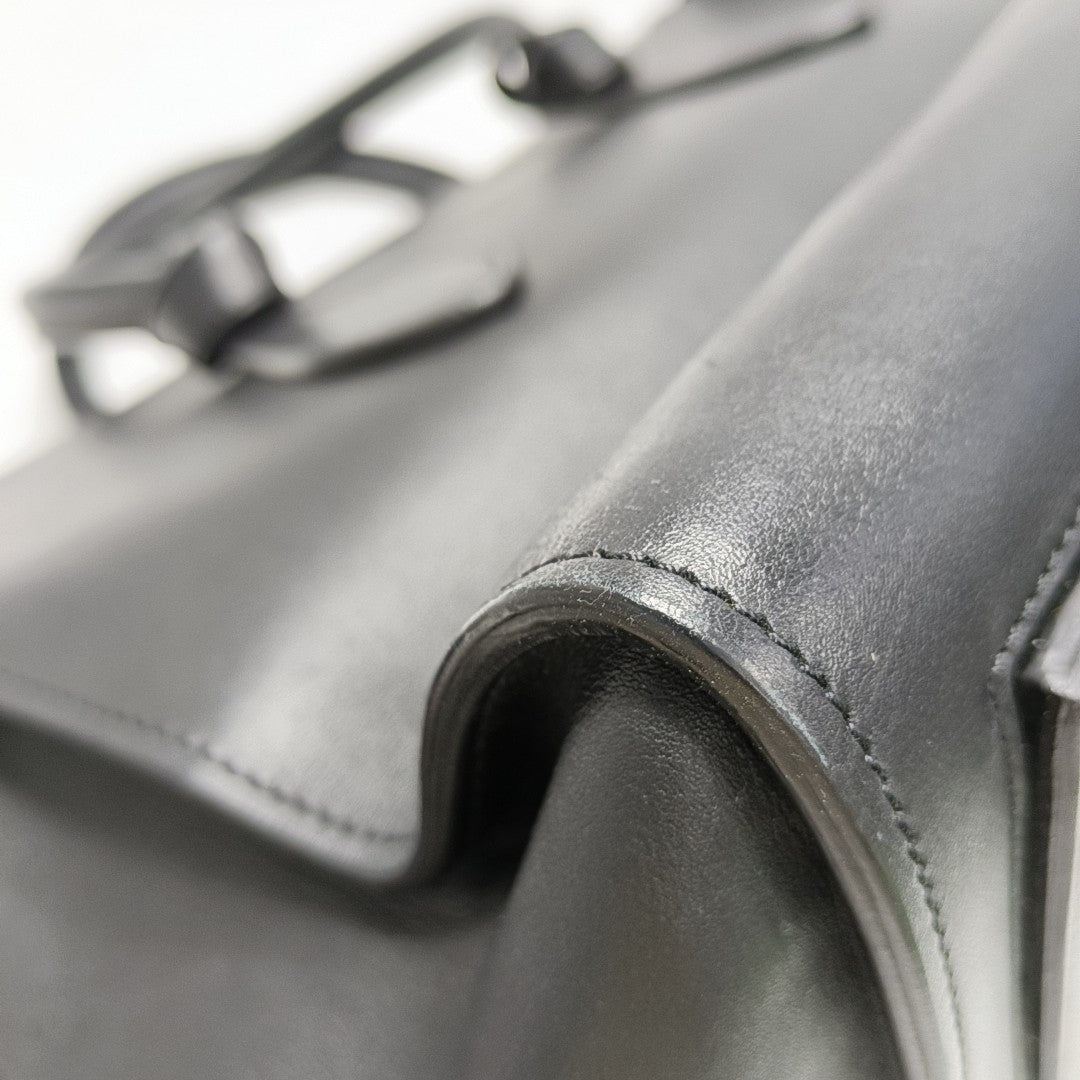 TIE Small Calfskin Black