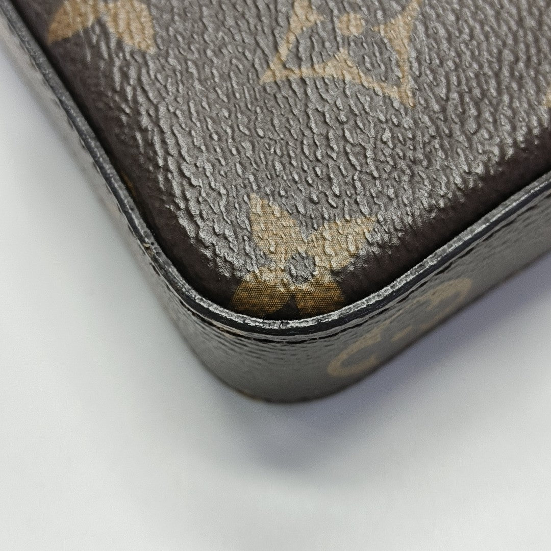 FÉLICIE Monogram Coated Canvas Brown