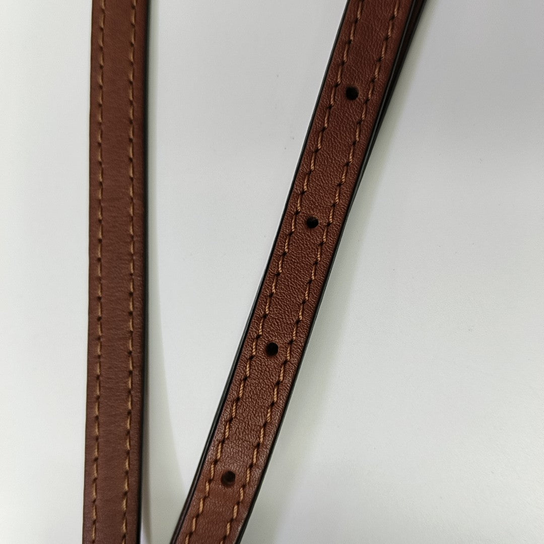 LOCKY BB Monogram Coated Canvas Brown