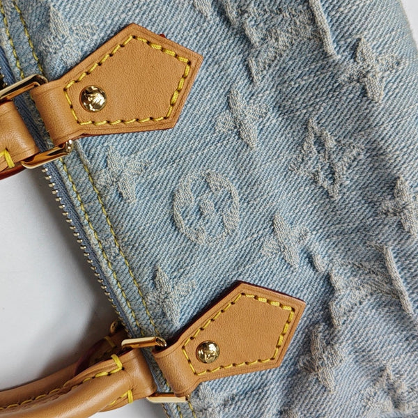 SPEEDY Mini Monogram Denim Blue