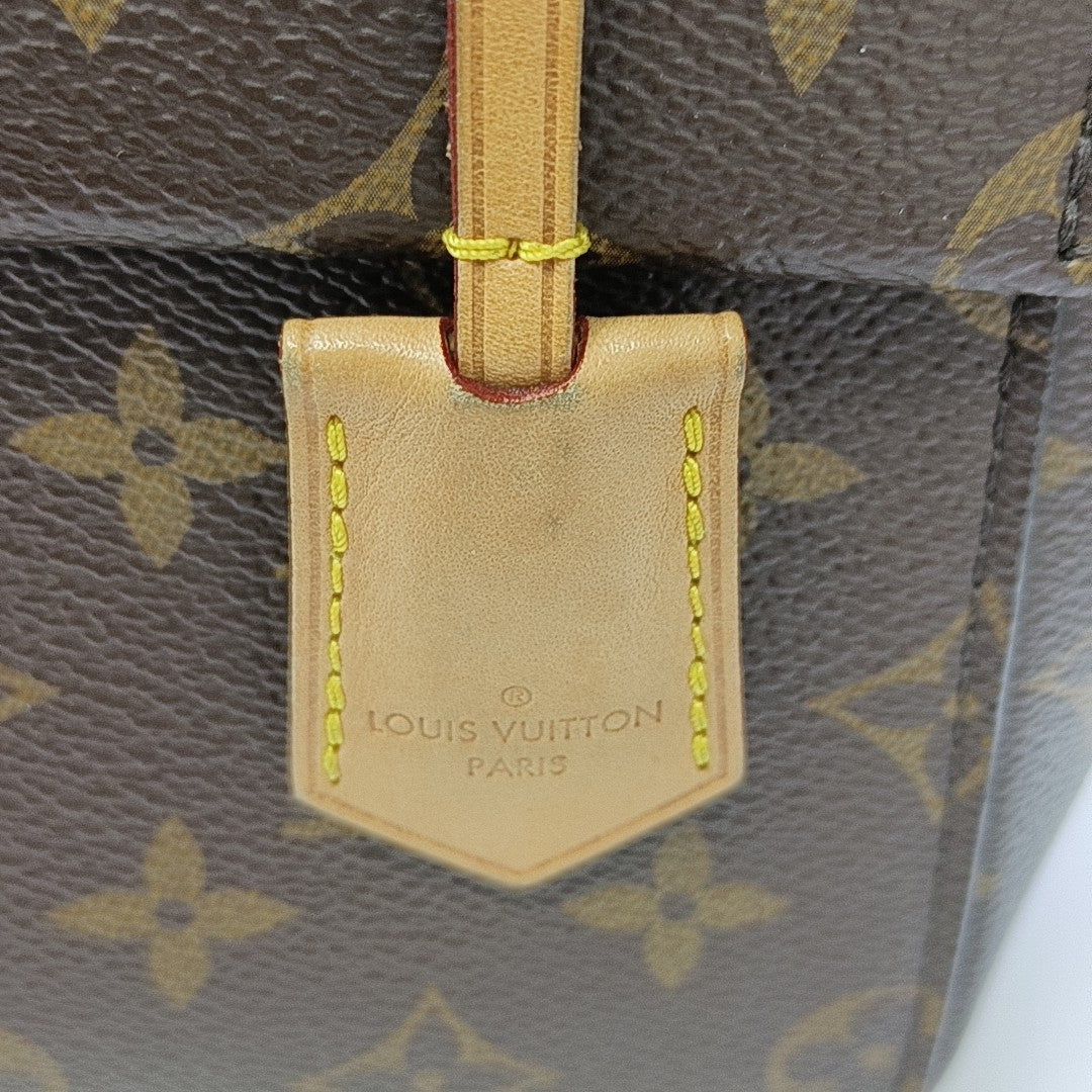 CLUNY PM Monogram Coated Canvas Brown