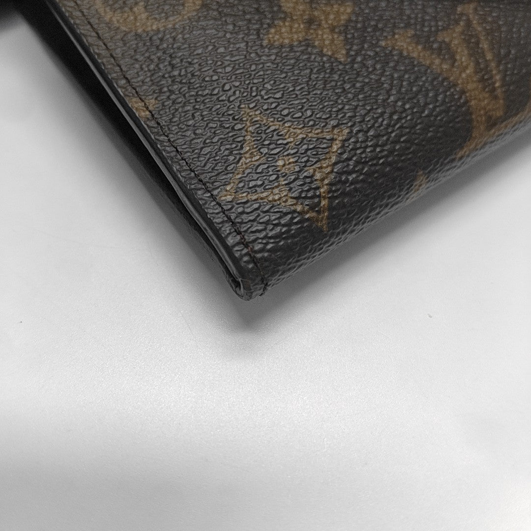 JOSÉPHINE Monogram Coated Canvas Brown Wallet