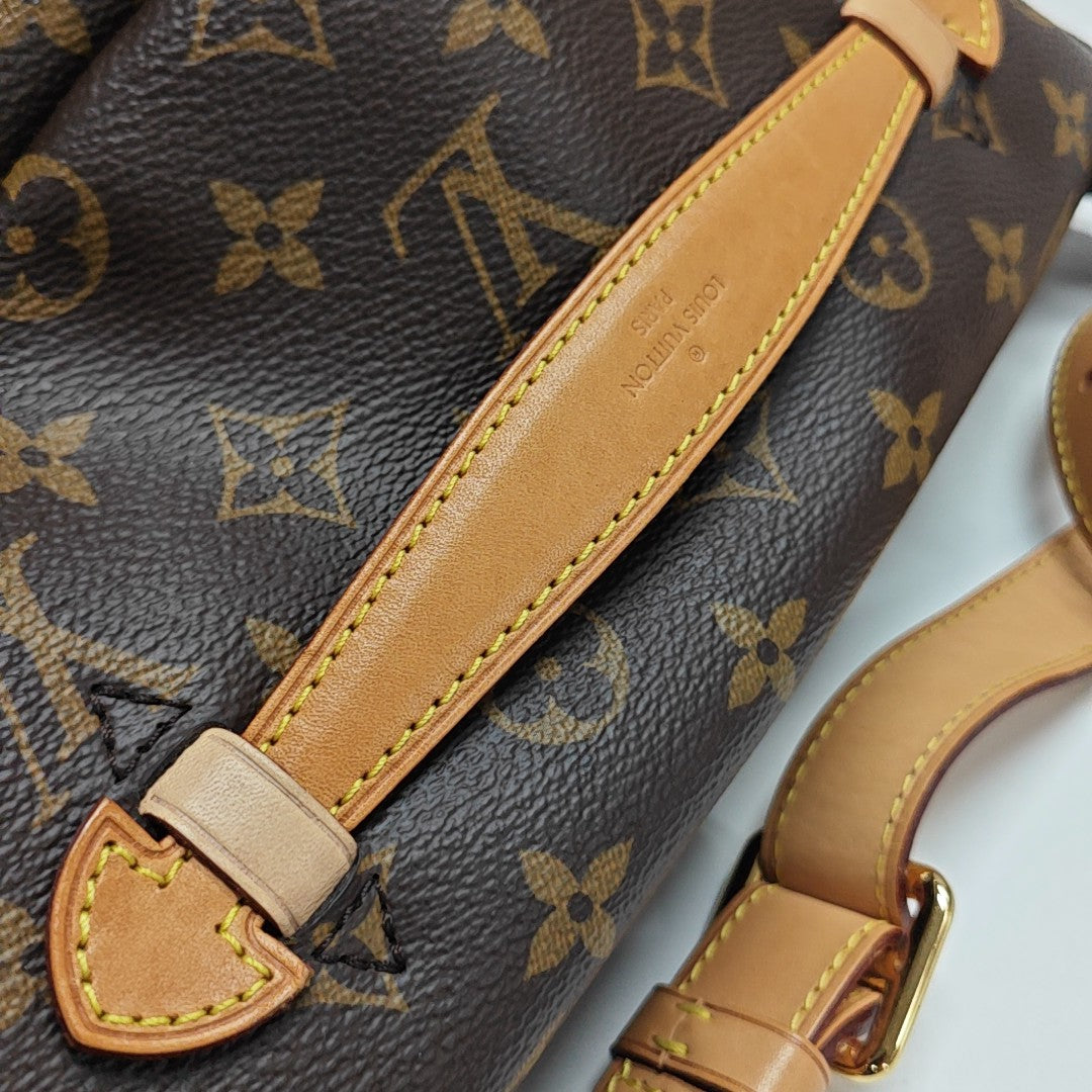 BUMBAG Monogram Coated Canvas Brown