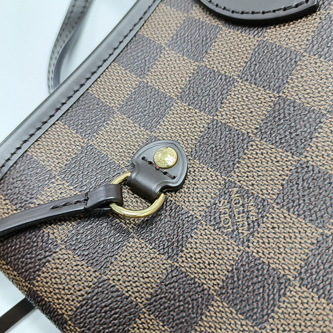 NEVERFULL MM Damier Ebene Coated Canvas Brown